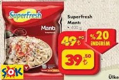 SUPERFRESH MANTI 400 G